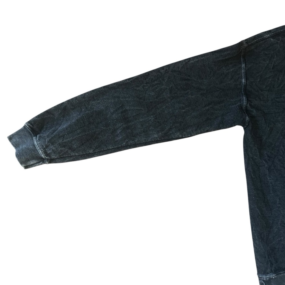 Junk Food Gray Acid Wash Stars Constellations Zodiac Moon Crewneck Sweatshirt XS - Picture 7 of 11